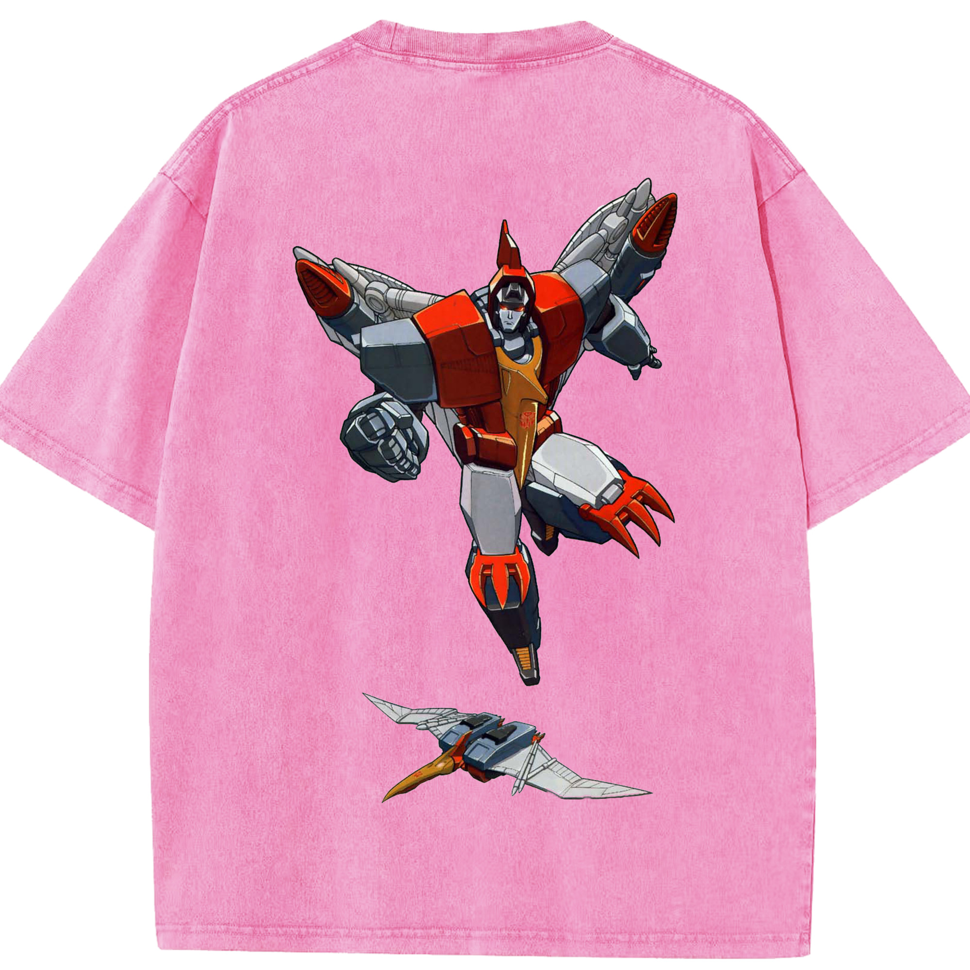 （画像用）  綿100% ヴィンテージ風 半袖Tシャツ（背面プリント）